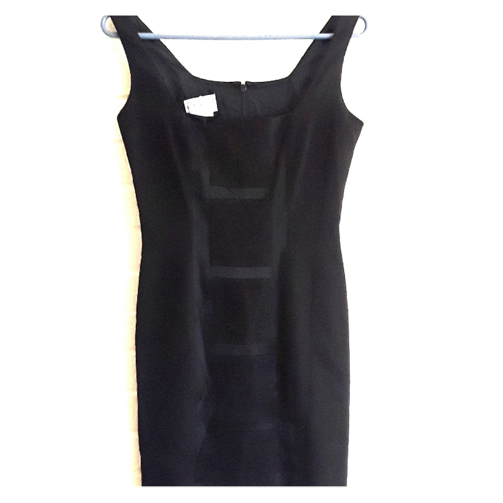 Ann Tjian Kenar Petite black dress size 2